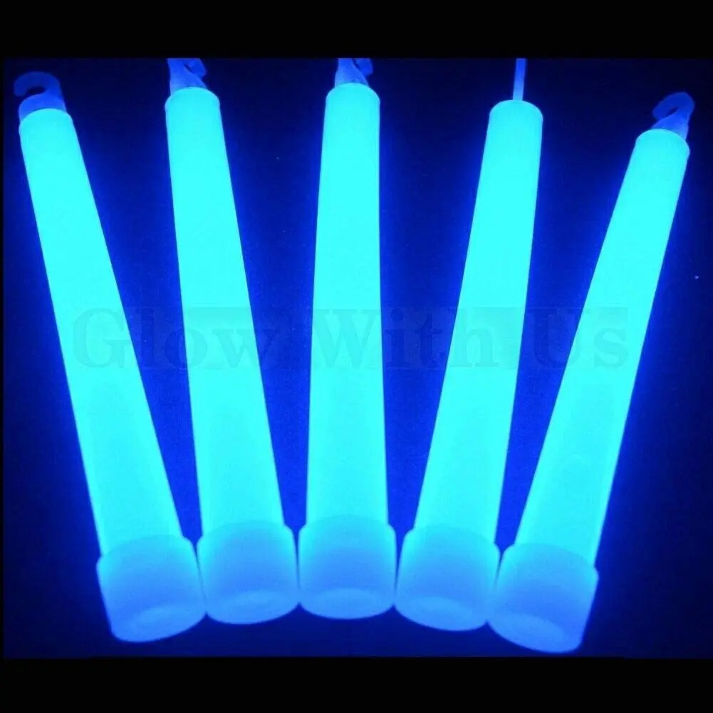 100pcs Glow Sticks 6\'\' Ultra Bright Glow Stick Military Party Camping Emergency Light Chemical Fluorescent Glowstick For Fishing