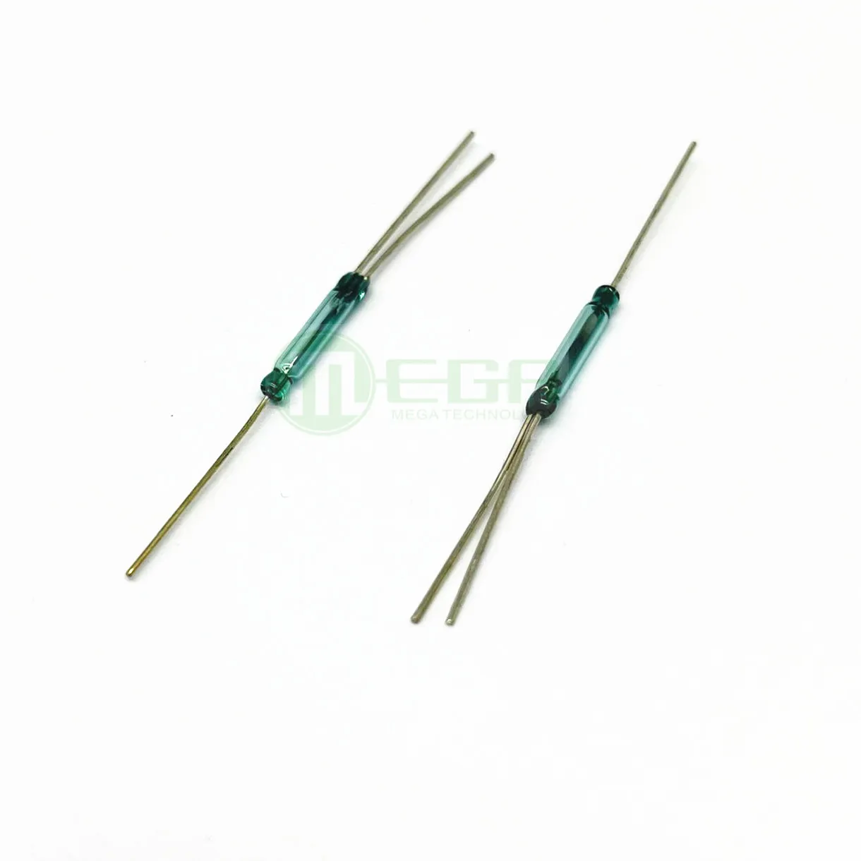 20pcs Reed Switch 3 pin Magnetic Switch 2.5*14mm Normally Open Normally Closed Conversion 2.5X14MM NO/NC Conversion for Sensors