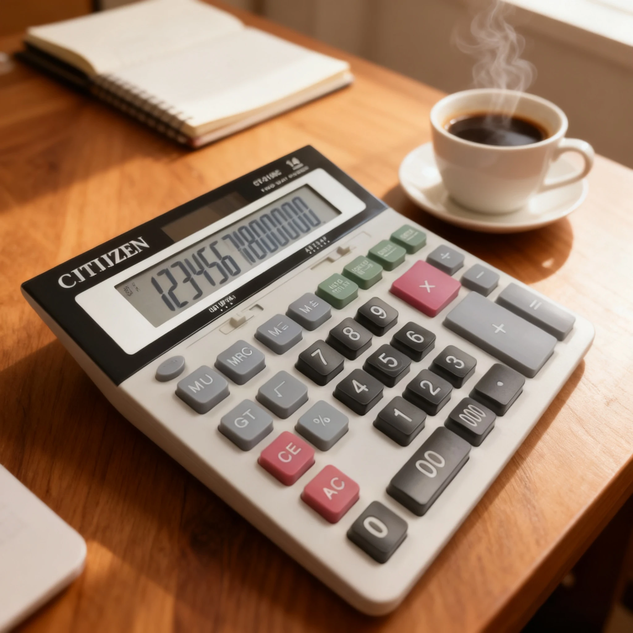 Calcolatrice elettronica a 14 cifre con doppio alimentatore solare e a batteria, adatta per ufficio, scuola e contabilità