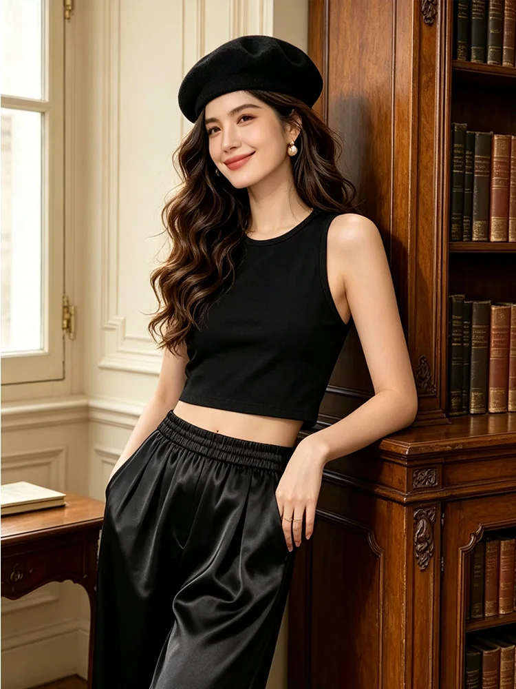 Женский укороченный топ из руб – обзор и цена Tank Top Ribbed