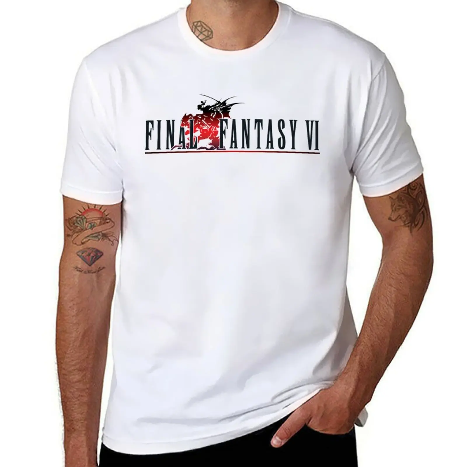 

Final-Fantasy 6 logo T-Shirt man t shirt luxury graphic t shirts for man T-Shirt