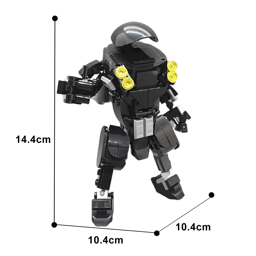 ชุดนักรบบล็อกตัวต่อการแทรกซึม X-3หุ่นยนต์สีดำ Moc ชุดนักรบสำหรับของขวัญสำหรับเด็ก