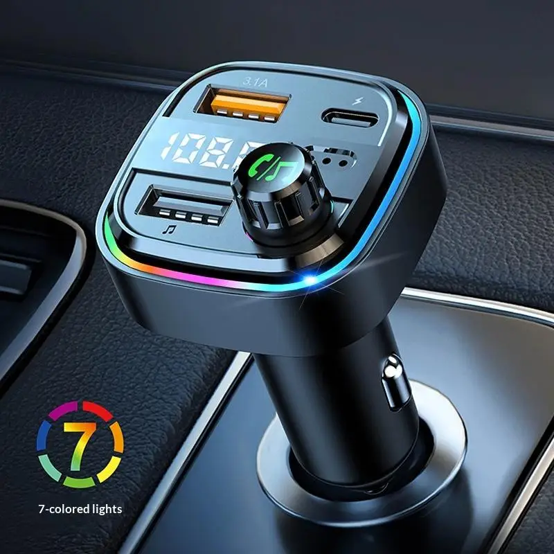 Bluetooth Handsfree FM Transmitter Car Radio C26 Car Radio Modulato MP3 Player USB Super Quick Charge Adapter Car Accessories