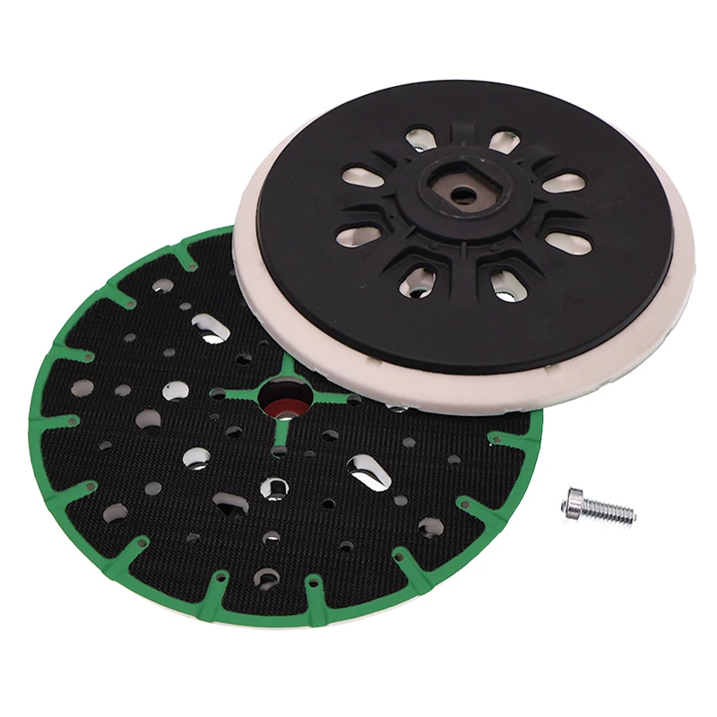 

150mm 6 inch Sanding Back up Pad 1Pcs Hard/Sodt for Dry Polishing Machine 49 Holes Sandpaper Tray for Festool Dry Mill Sander ﻿