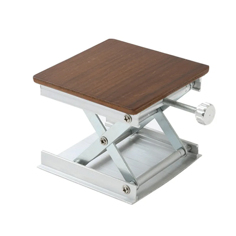 

Desktop Lifting and Heightening Coaster Aluminum Alloy Acrylic Black Walnut Desktop Office Anti-scalding Insulation Pad