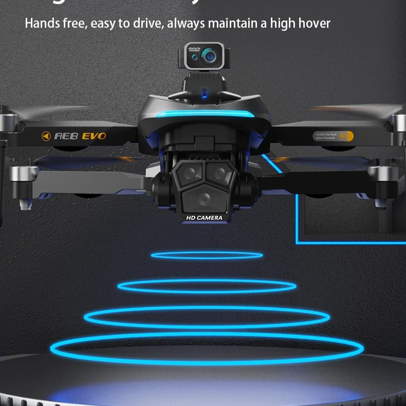 

AE8 EVO with 5.5-inch touch screen RC dron 8K drone with camera GPS FPV obstacle avoidance optical flow quadcopter kids