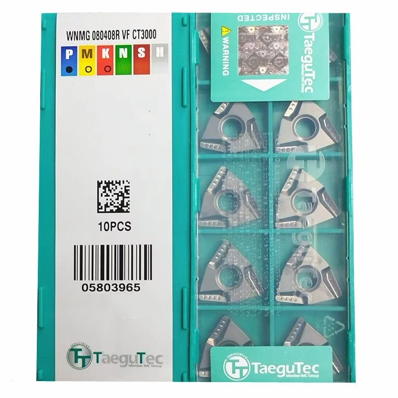 

WNMG080404R-VF WNMG080408R-VF CT3000 Ceramic External Turning Tools Cutting Lathe Tools CNC Turning Insert Steel processing