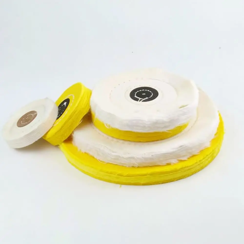 Polishing Wheel For Keyoute Cotton Buffing Pad For Bench Grinder Stainless Steel Jewelry Acrylic Mirroring Tooling