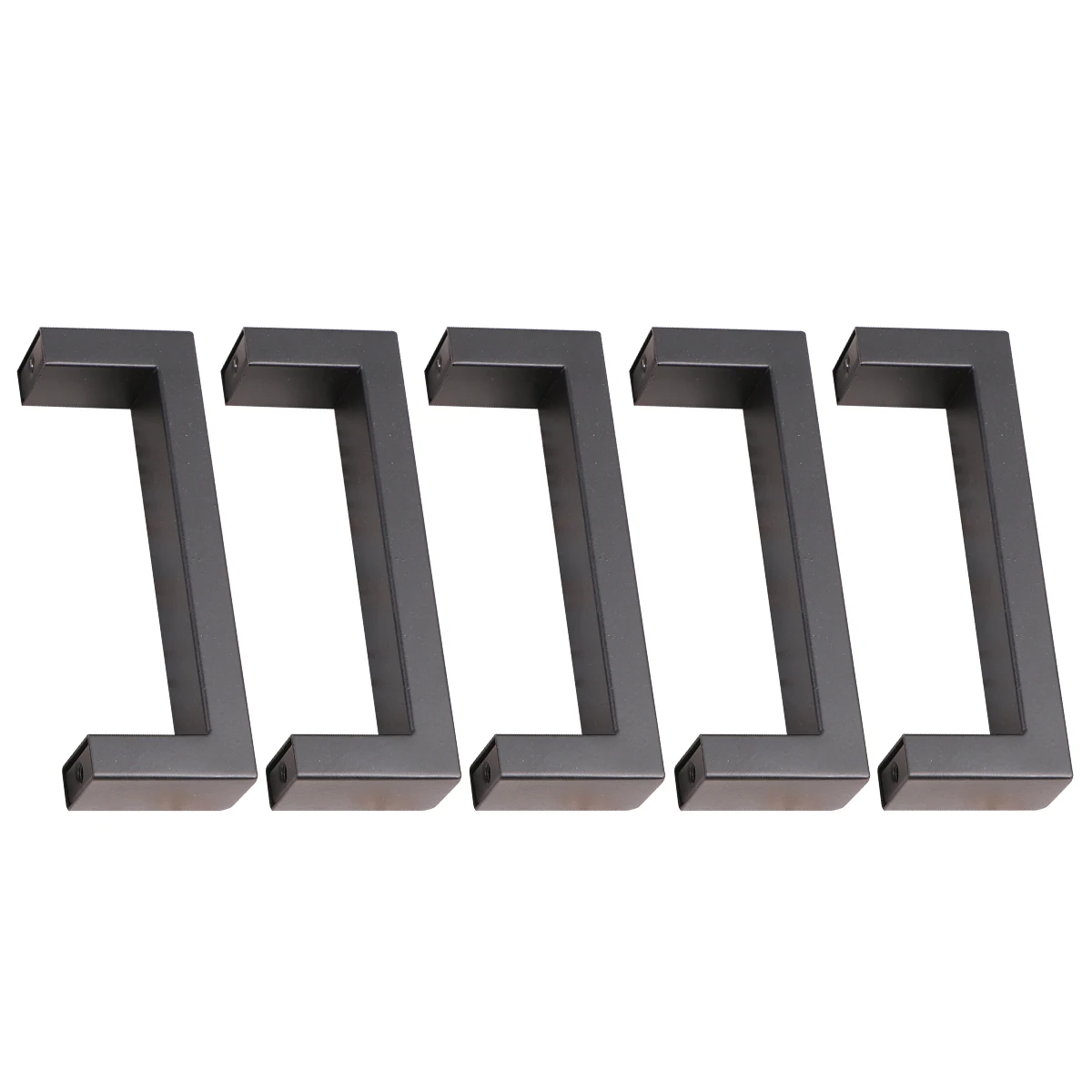 

5Pcs Black Stainless Steel Cabinet Handles Drawer Pulls Modern Kitchen Furniture Door Knobs Durable 96mm Cabinet Handle for Home