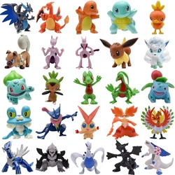 Pokemon Figure Toys Mega Charizard X Y Lugia Dialga Palkia Zekrom PVC Figurine Aggron Treecko Chespin Greninja Model Dolls Gifts