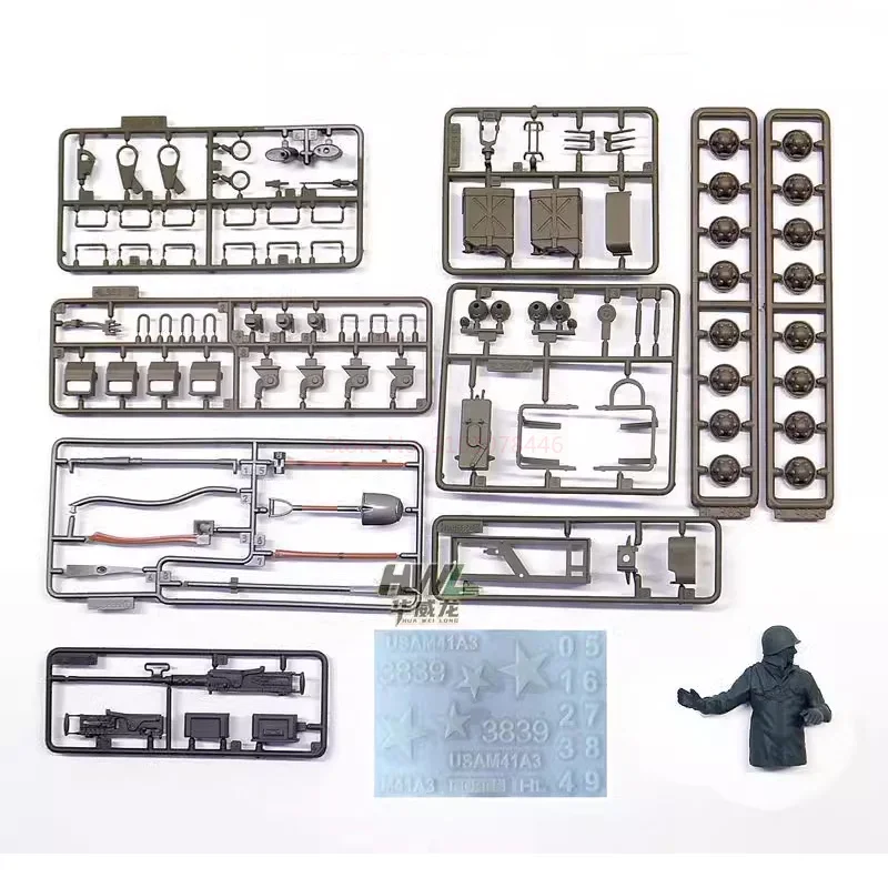 Henglong 1/16 Rc Tank Model Toy Accessories Details Self-assembly Appearance Plastic Decorative Parts Full Range Of Models Diy