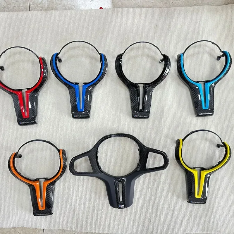 Anwendbar für BMW 1234-Serie GT F10F18F30M2M3 Lenkrad-Tanga-Abdeckung aus echtem Carbon, MP