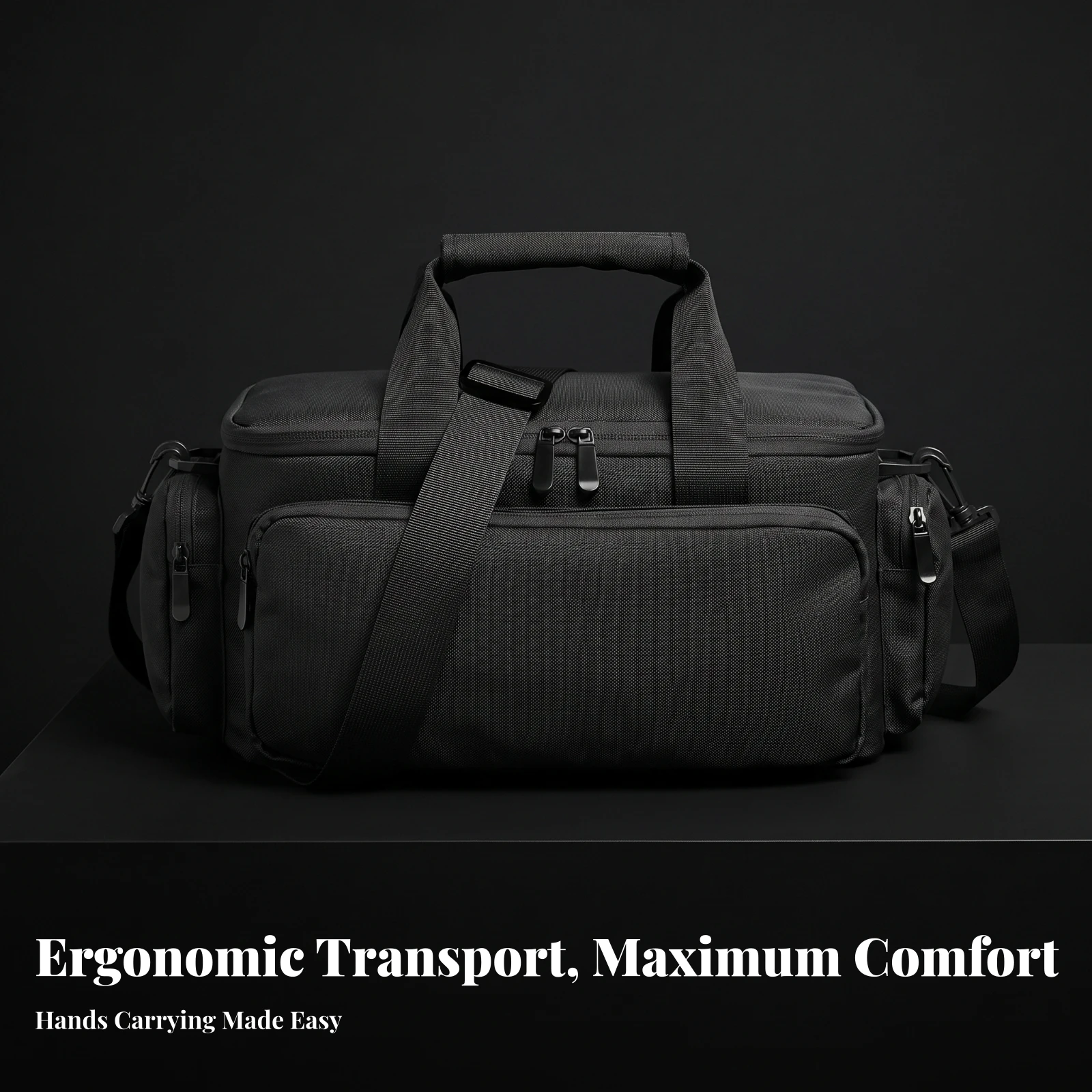 Camera Bag with Shoulder Strap Lightweight Camera Bag with Side Pockets Long-Lasting Travel-Friendly for Photographers
