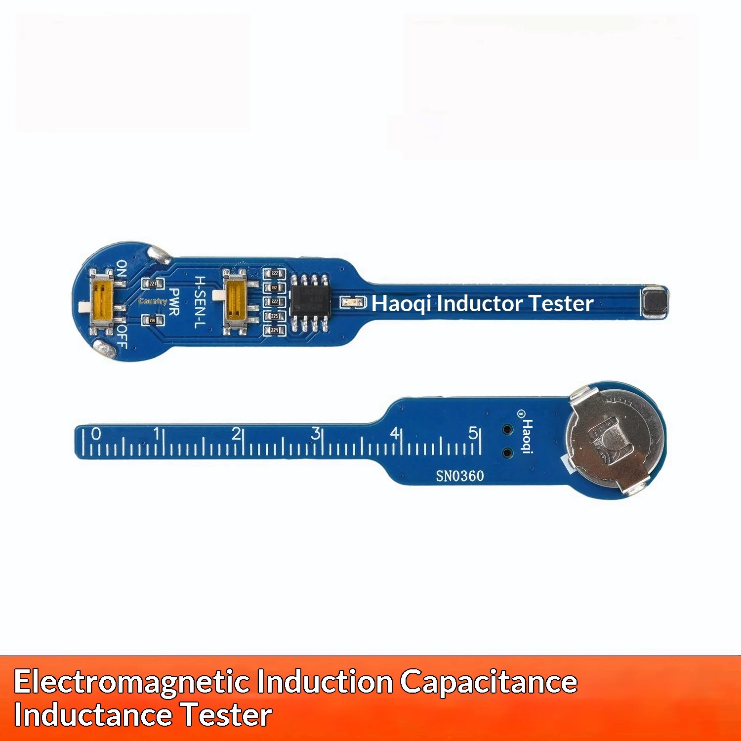Electromagnetic Induction LC Meter Main Board, LED Display Coil Sensor, Mobile Phone Quick Troubleshooting Parts