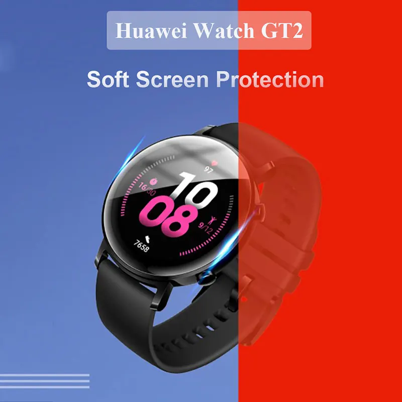 Film For Huawei Watch GT 2 42mm 46mm Screen Protector GT 2e TPU Glass For GT2/GT2e Curved Scratch Proof Protective Accessories