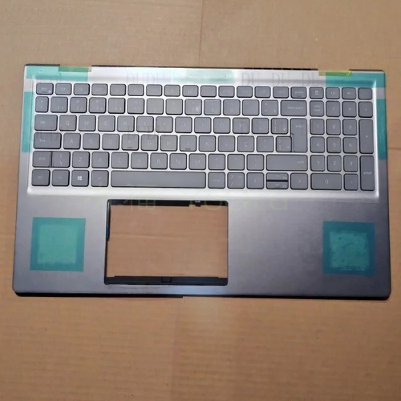 

QW 0R8HPY для Dell Inspiron 15Pro 5510 5515 5518, подставка для рук, BT-клавиатура, серебристо-серый