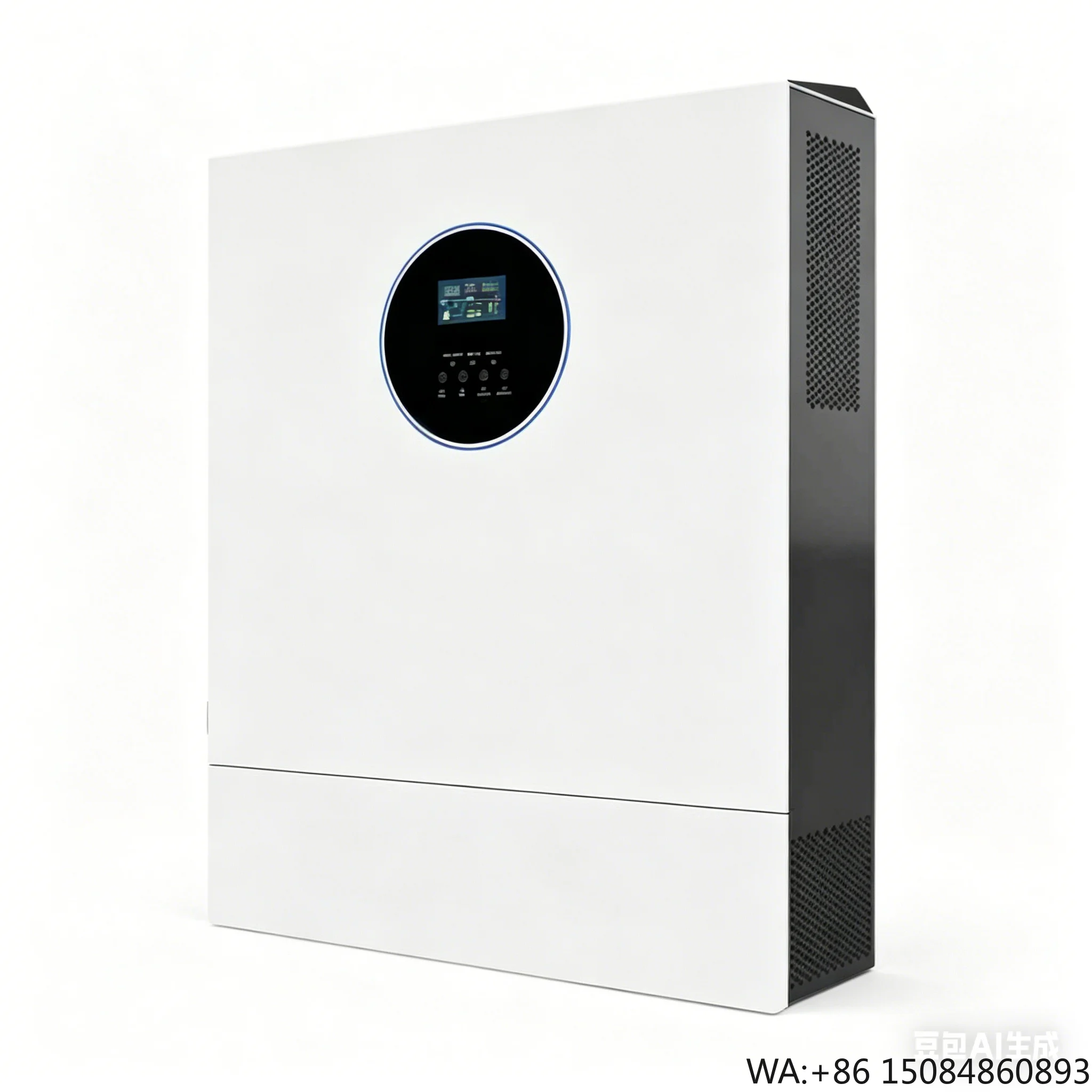 Stand-Alone 52V 11KW Off-Grid Solar Inverter with LCD LED Display Hybrid Solar System Pure Sine Wave 60Hz AC Frequency