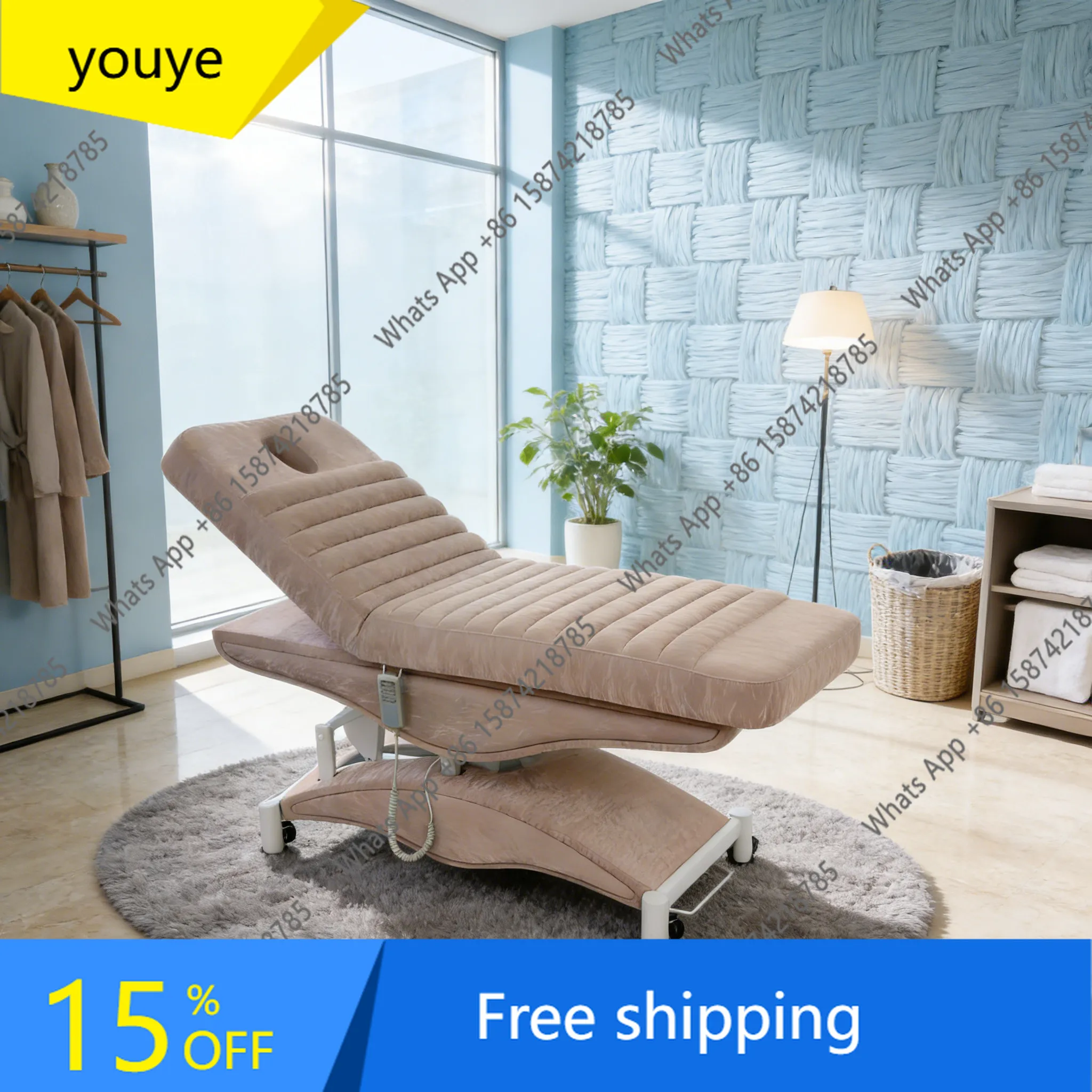 

N65 Multifunctional electric massage bed special reclining adjustment beauty bed for beauty salons professional beauty equipment