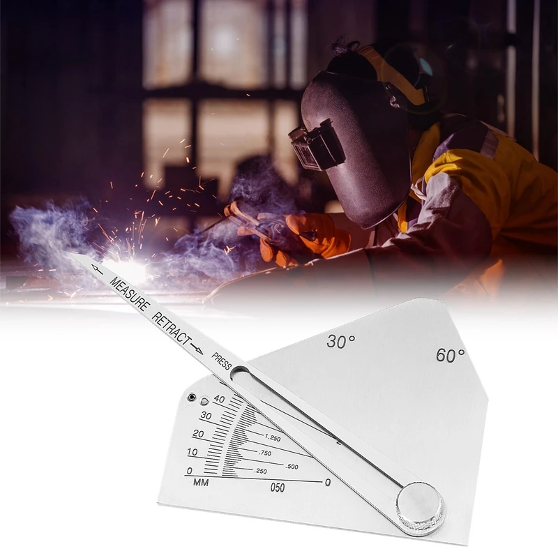 BEAU-Skew-T Fillet Weld Gauge Gage Checking Angle Of Vertical Member Weld Acute-Side Obtuse Side Welding Inspection