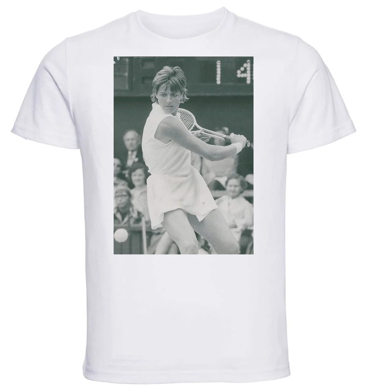 T-shirt Unisex - White - Tennis - Margaret Smith Court