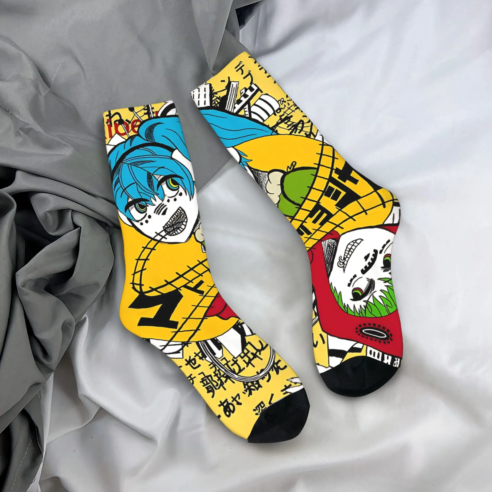 جوارب ماتريوشكا YYTD جوارب غير رسمية للخريف جوارب رجالية مضادة للانزلاق جوارب خارجية مطبوعة عالية الجودة #1