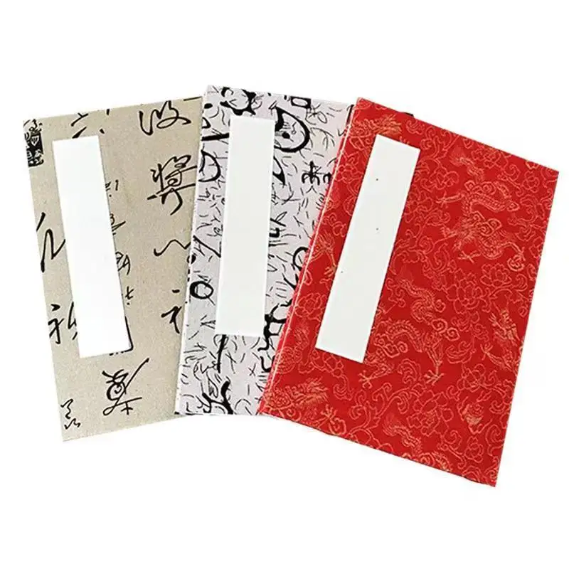 

Drawing Paper Retro Folding Xuan Paper Booklet Blank Raw Xuan Paper Book Chinese Brush Calligraphy Painting Ripe Rice Papier