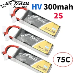 New Tattu 300mAh 7.6V 75C 2S1P 2S Lipo Battery Pack with JST-PHR JST PHR Plug Connector