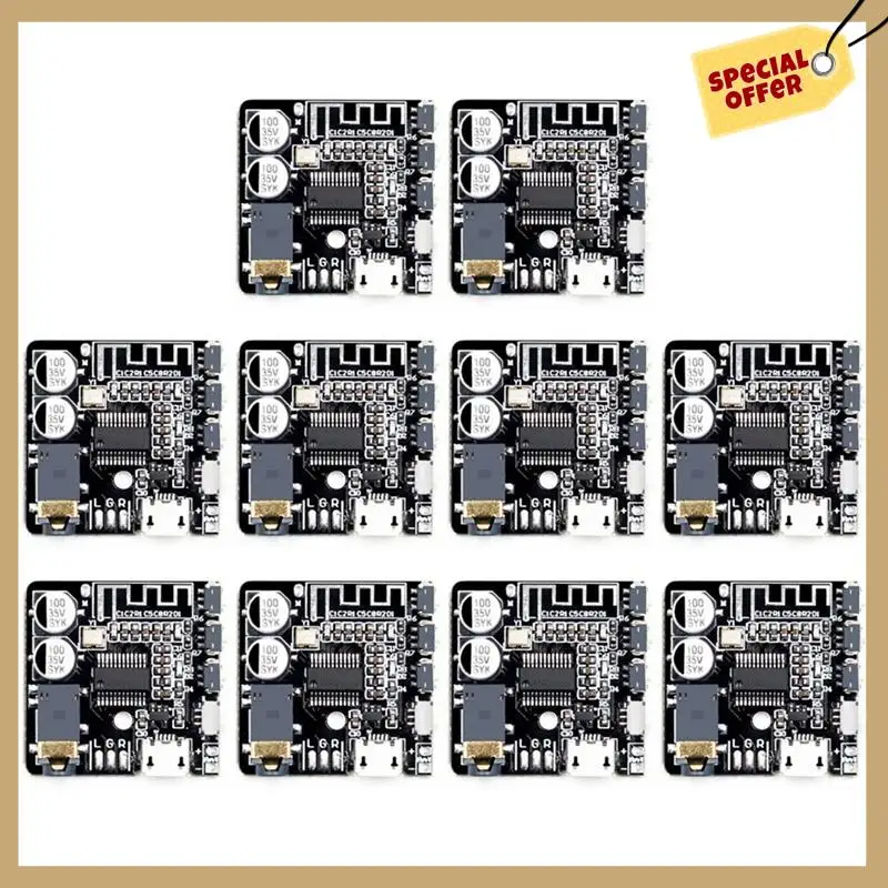 Rendimiento estable-10 Uds VHM-314 V.20 de alta calidad MP3 Bluetooth Placa de recepción y decodificación de Audio 5,0 amplificador de Audio de coche sin pérdidas