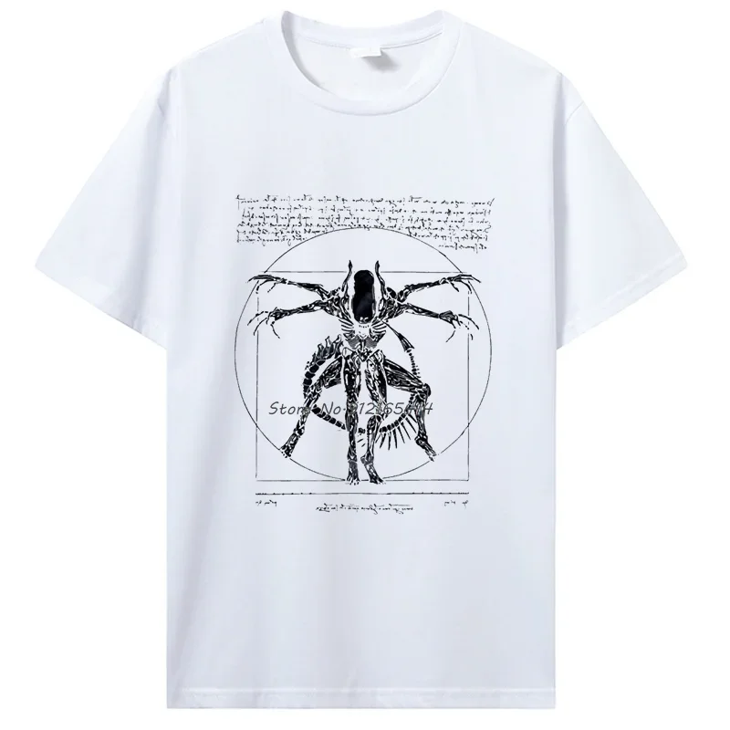 2019 Brand Tshirt Homme Tees Cool Stuff For Teenagers Da Vinci Alien Gamer Gifts For Men Streetwear manga vintage anime clothes