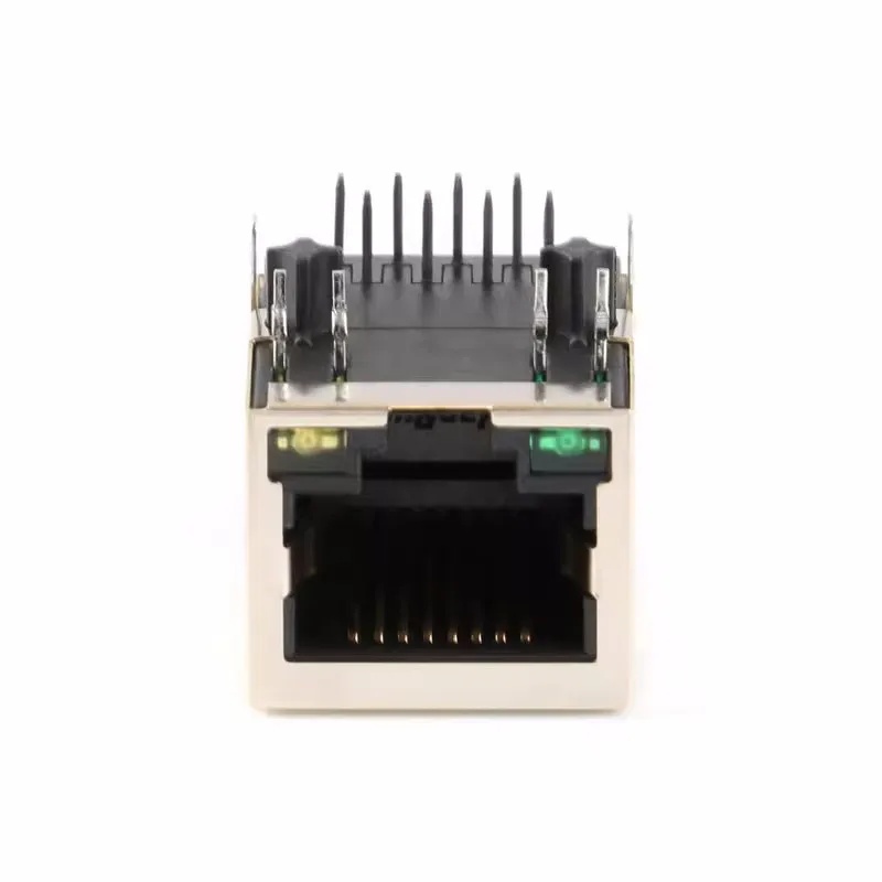 2PCS HR911105A RJ45 socket - with LED light network isolation transformer filter