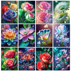 Diy Diamond Painting Rose Flower Diamond Mosaic Embroidery Art Picture Cross Stitch Kit 2023 New Series for Home Decor Gift