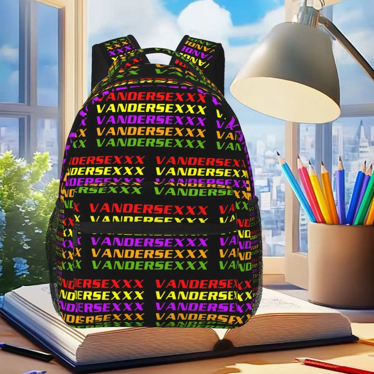 Club Vandersexxx Backpack Student Boys Girls BookBag Children School Bag Laptop Shoulder Bags for Men Women
