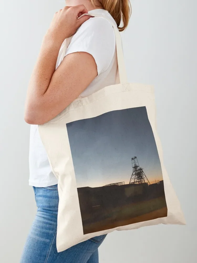 South Crofty Tin Mine Tote Bag canvas tote large size bags Tote Bag