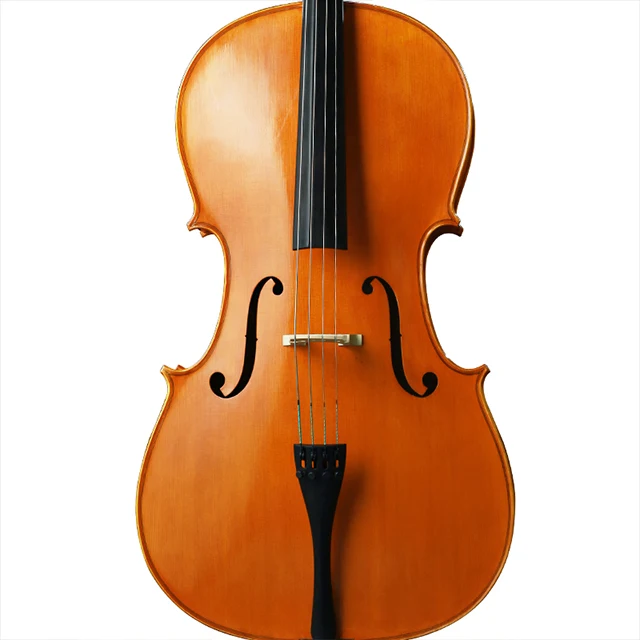 High Quality Durable Satin Varnish Carbon Fiber Tailpiece Universal 4/4 Old Handmade Solo Cello Handmade