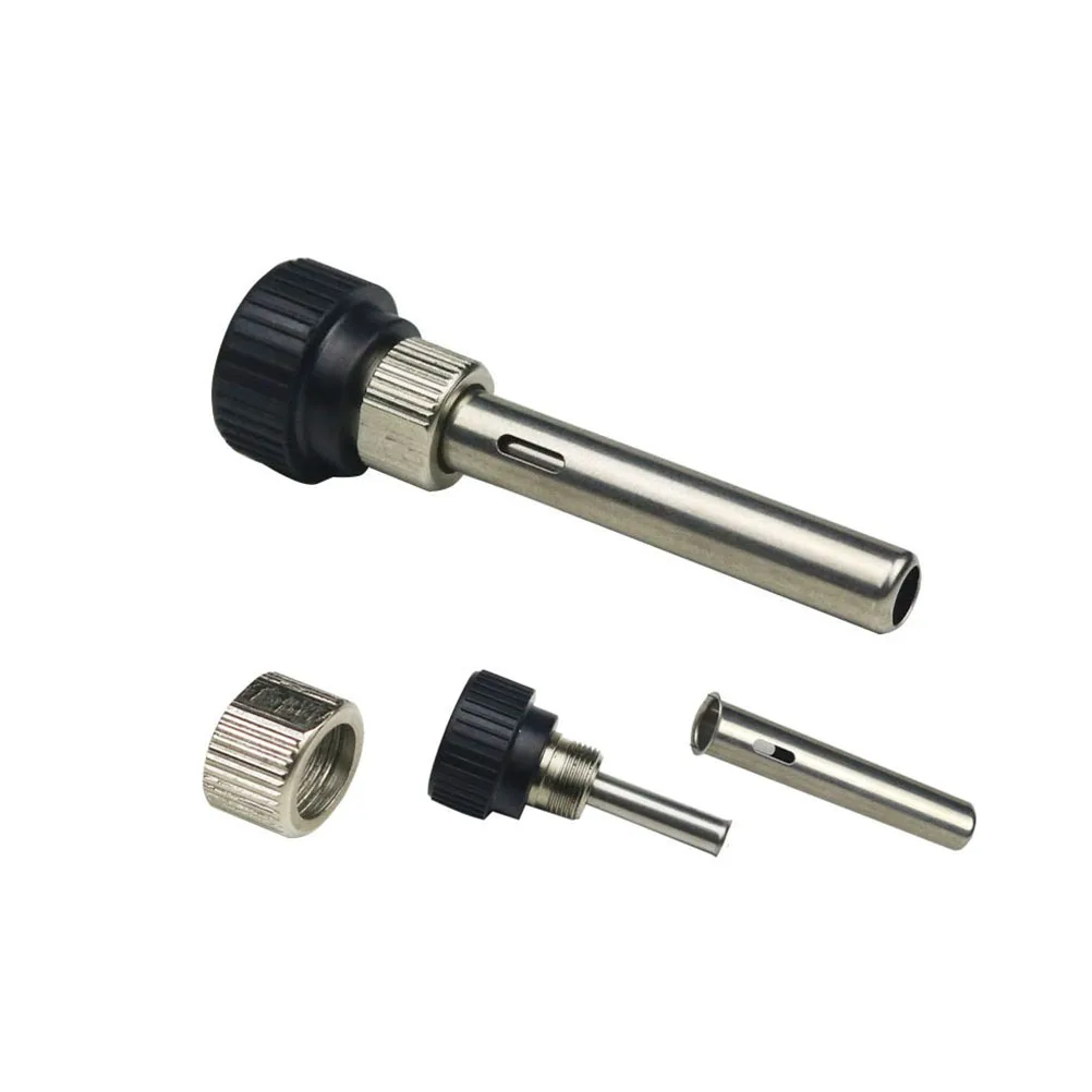 

Soldering Iron Accessories 3 Set Electric Stainless Steel Sleeve Handle Parts Welding Nut 936 Compatible Electronic