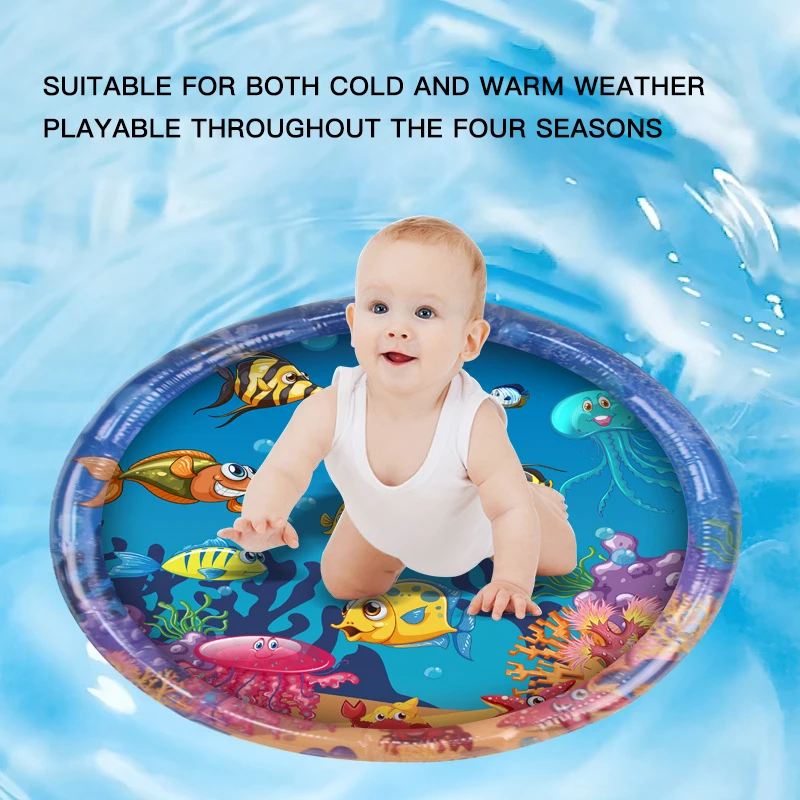 Esteira de resfriamento verão infantil, Baby Water Crawling Mat, Ice Pad, Esteira Sensorial de Água Fria, Legal