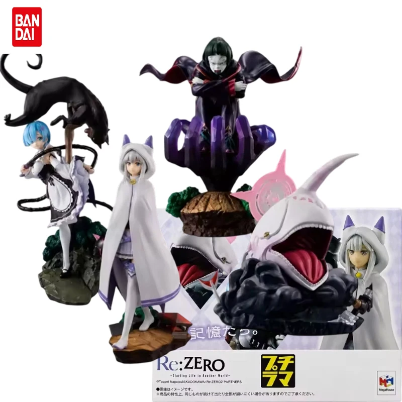 Original Bandai Banpresto Re Life In A Different World From Zero Betelgeuse Rem Emili Action Figure Model Doll Brand Toy Gifts