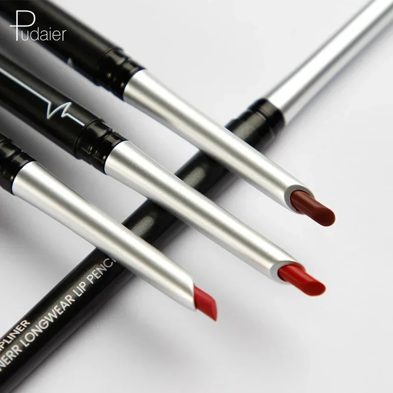 Heallor Pudaier Matte Lip Liner Pencil Waterproof Nude Sexy Lipstick Long-lasting Women Makeup Eyes Lipliner Contour Crayon Levr