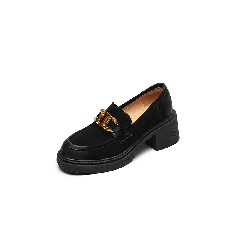 

"2024 Spring New Arrival: Ladies' British-Style College-Style Loafers - Comfortable Soft-Soled Slip-On Shoes for Women"