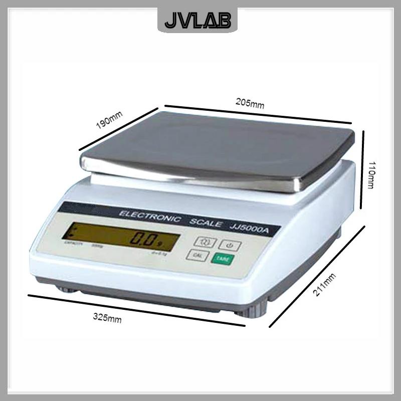 Electronic Scale Laboratory Balance Precision Electric Scale Lab Balance Resolution d=0.1g Max. Capacity 2000 3000 5000g 10kg