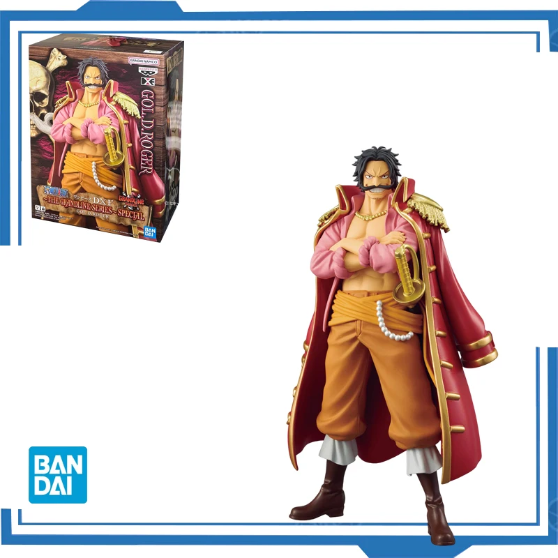 

Bandai Original Banpresto Anime One Piece DXF The Grandline Series Special Gol D Roger PVC Action Figure Model Collectible Toys