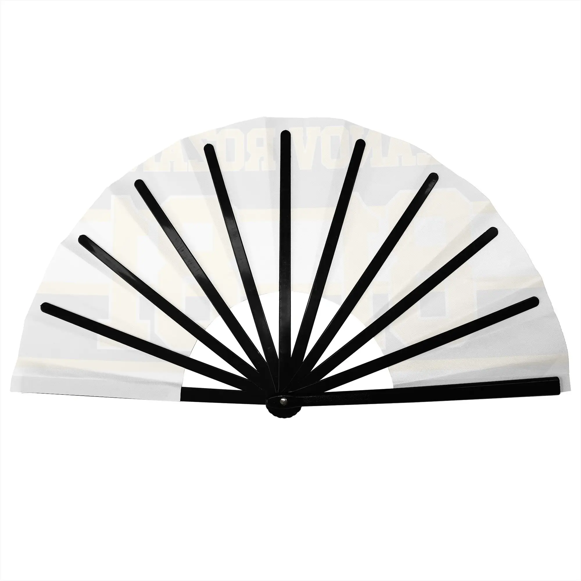 Heated R-Rivalryes Stylish Hand Fan Men Cartoon Printed Polyester Fan Aesthetic Costume Prop Folding Fans For Sports Events Gift