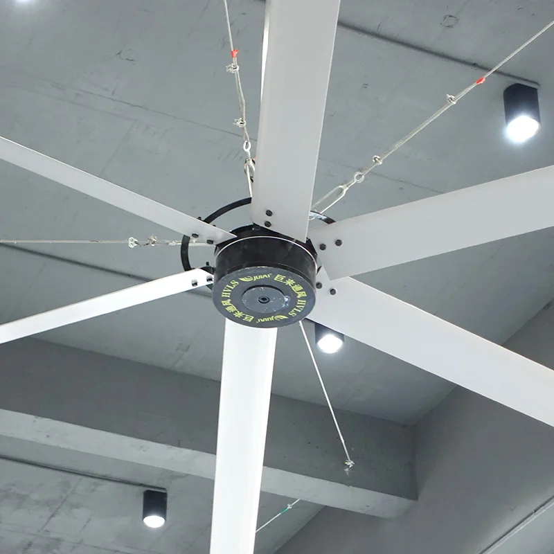

HVLS Fan Wholesale Price Factory Customization 10/13//15ft Pmsm Hvls Industrial Ceiling Fan