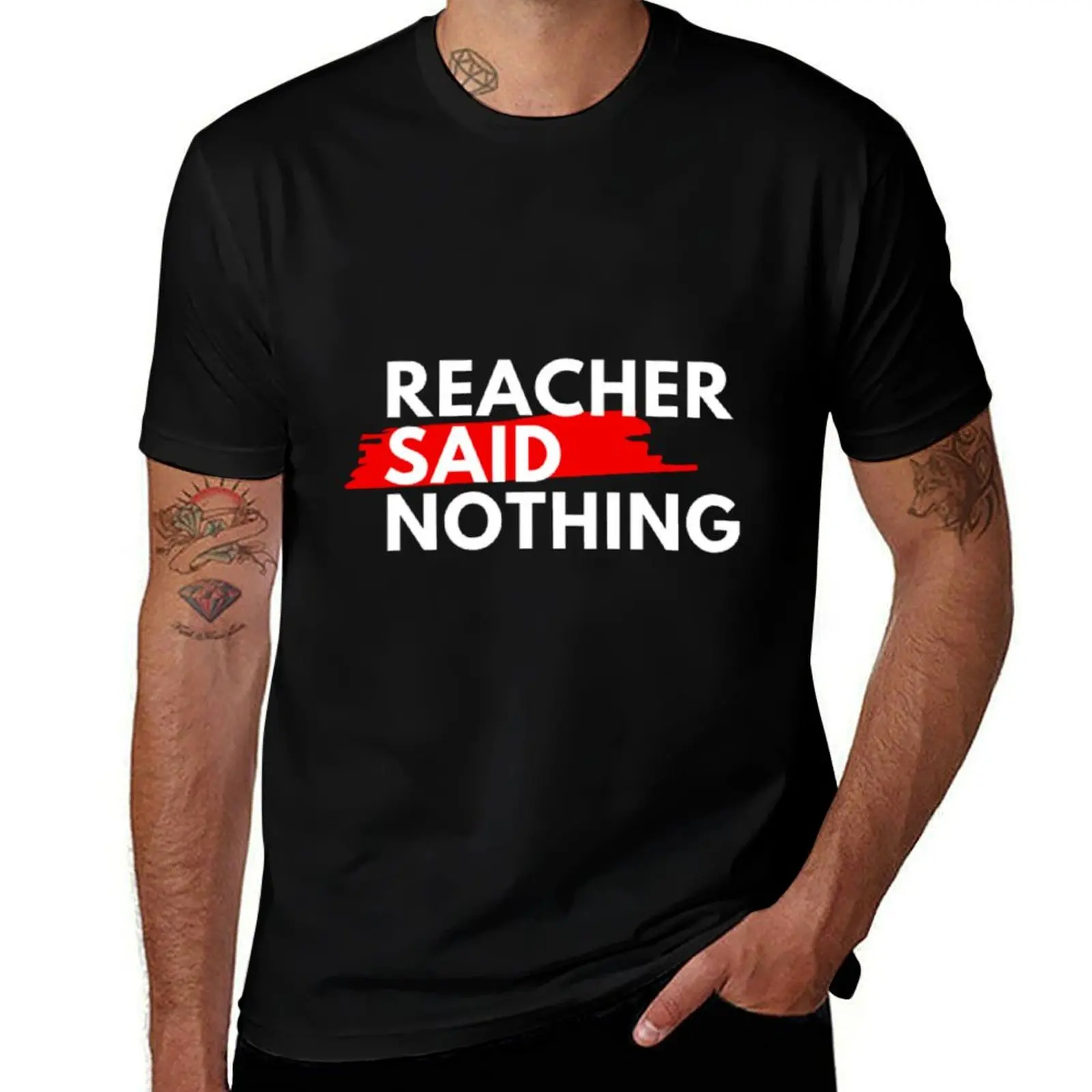 

Jack Reacher (2) T-Shirt t shirts for man cotton essential t shirt T-Shirt