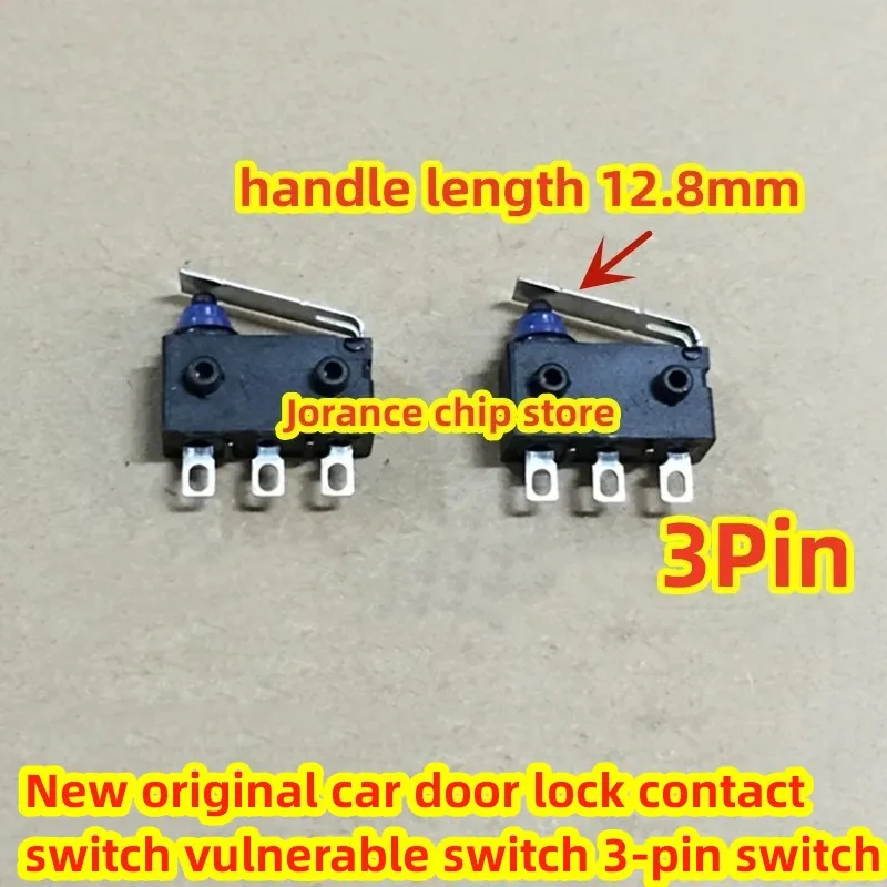 Interrupteur de contact pour serrure de porte de voiture, interrupteur de contact de serrure de porte sensible, bouton interrupteur 3 broches, interrupteur tactile