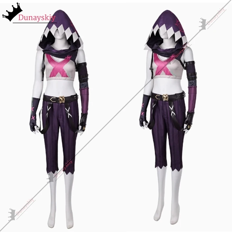 5Style-Jinx Cosplay Costume Anime Game LOL Arcane Role-playing Outfit Jinx Wig Accessory Clothes Full 2025 Halloween cos Uniform