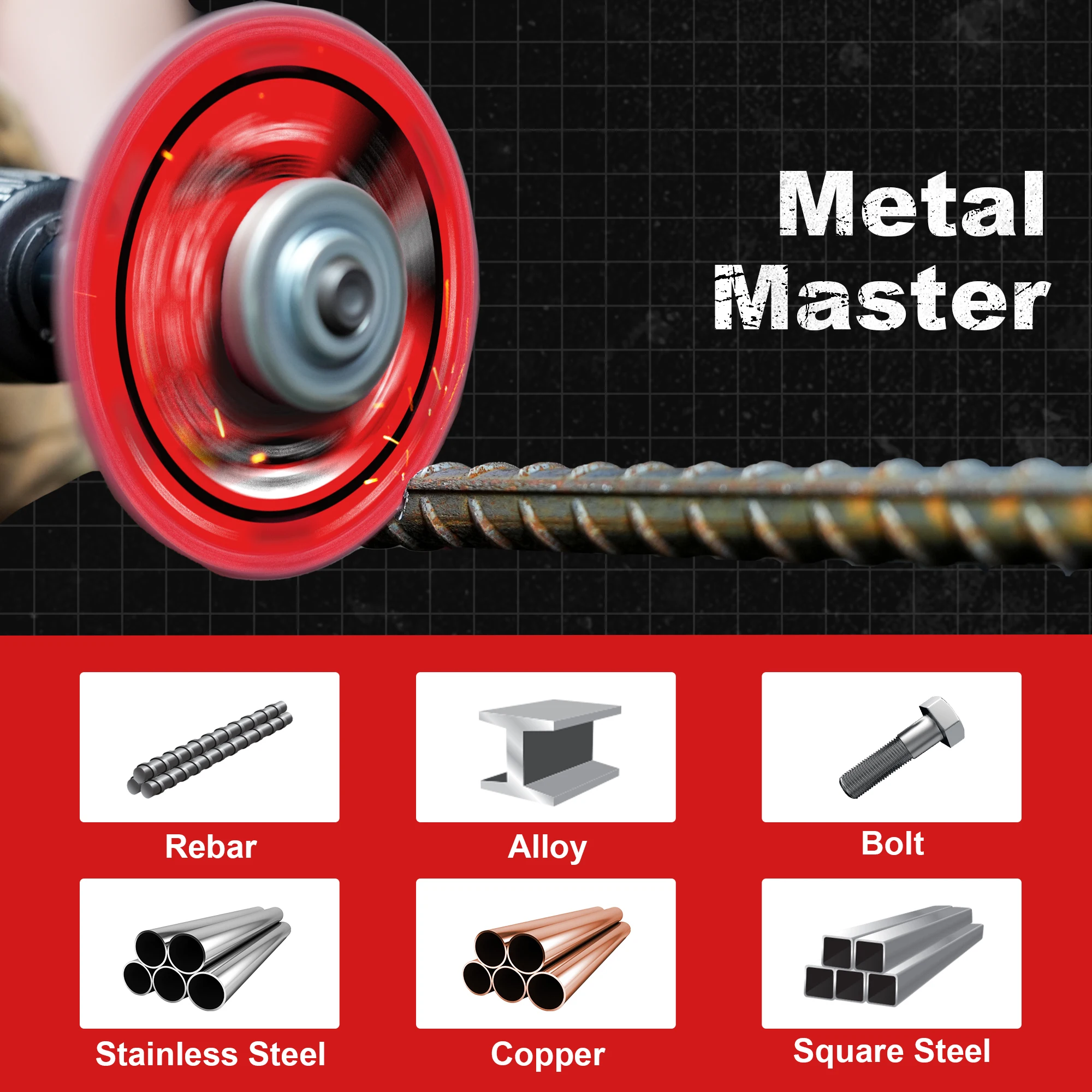 Imagem -05 - Ezarc Roda de Lâmina de Corte de Borda de Diamante Roda de Corte de Metal com 8arbor 5000 Mais Cortes Ferramenta Rotativa de Durabilidade para Metal