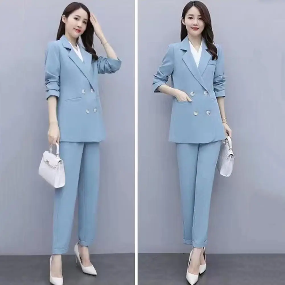 Professional Ol Commuter Style Suit Women Formal Office Attire Set Elegant Women's Business Suit Set with for Formal