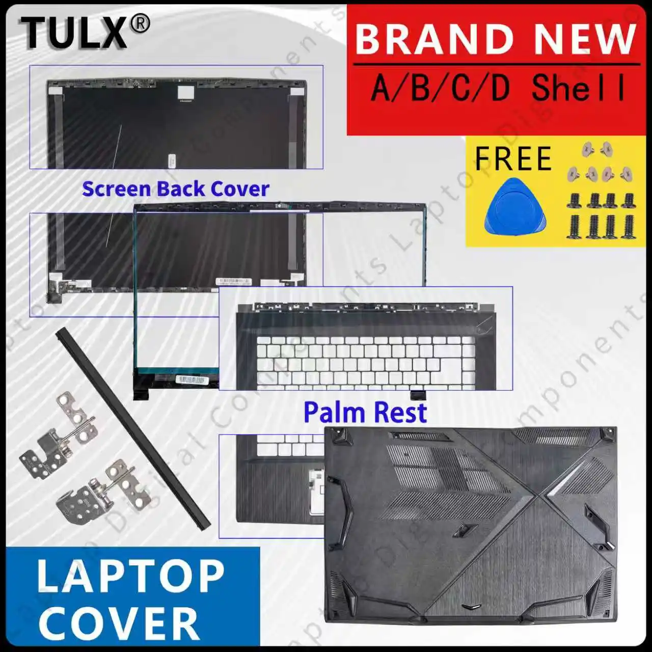 

Запчасти для ноутбука GF63 MS-16R1 MS-16R3/16R4 8RC 8RD, задняя крышка ЖК-дисплея, рамка, упор для рук, нижняя крышка, верхний корпус для ноутбука, чехол