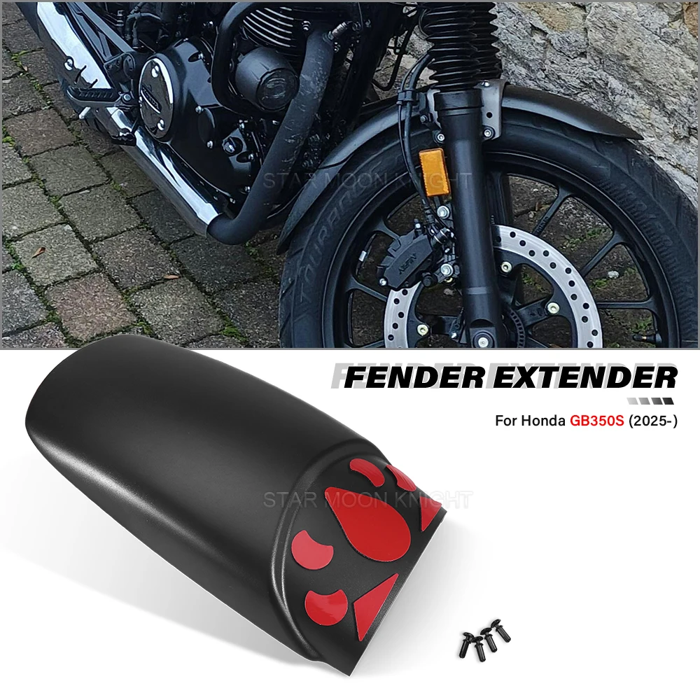 

Front Fender Mudguard Extender For Honda GB350S GB 350S 2025 2026 Motorcycle Accessories Hugger Extension Splash Guard